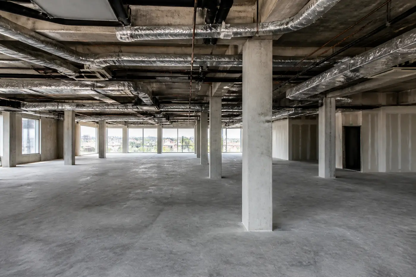 Commercial space before fit-out