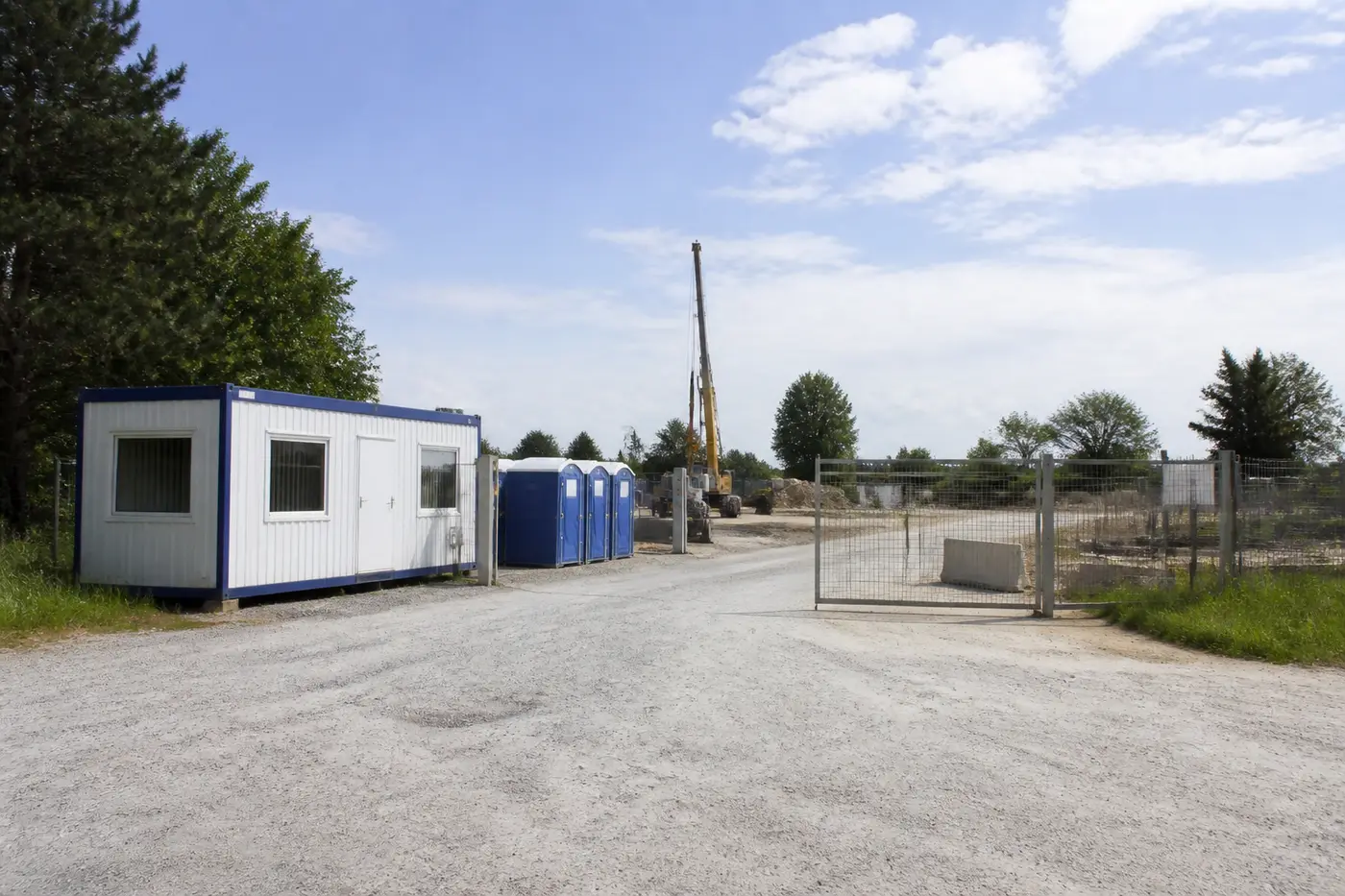 Security cabin and site access facilities